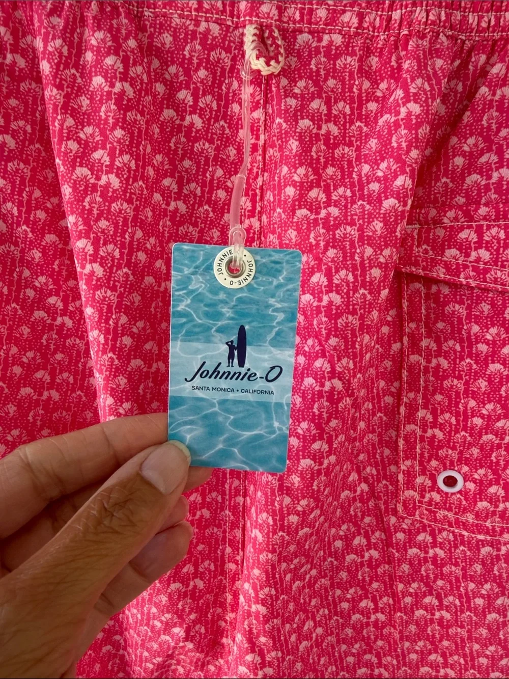 NWT Johnnie-O Dahlia Scallop Swim Board Shorts Size XXL